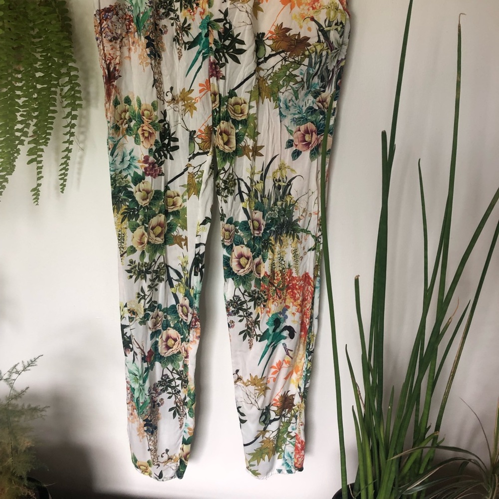 Zara cotton lightweight cropped pants
